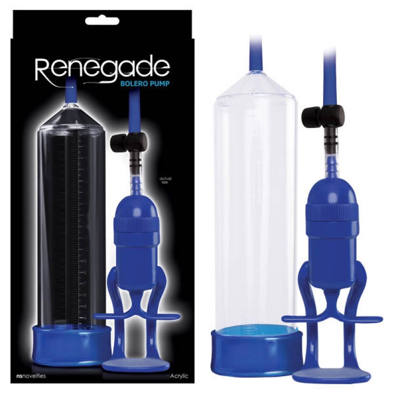 Renegade Bolero Pump - Blue/Clear